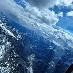 Flugwegposition um 13:13:01: Aufgenommen in der Nähe von 33018 Tarvis, Udine, Italien in 2348 Meter
